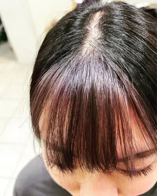 ミディアム カラー たなか なおのヘアスタイル
