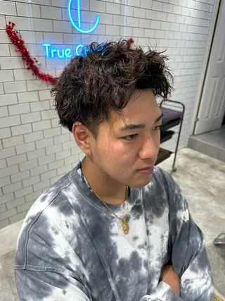 パーマ メンズ 💎メンズカット /フェザー/細野💎のヘアスタイル