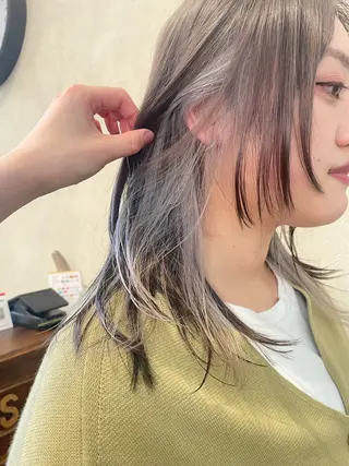 ロング カラー roost 優のヘアスタイル