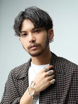 ショート パーマ メンズ 松下 友希 【fifth】のヘアスタイル