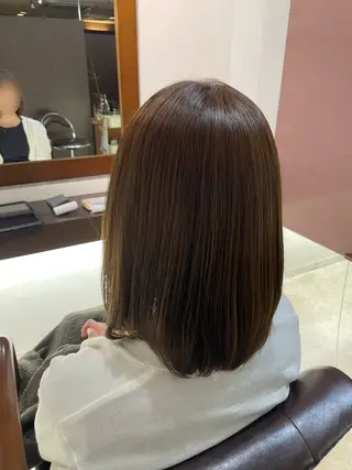 ミディアム 結衣 髪質改善モデル募集中のヘアスタイル