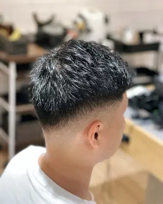 ショート メンズ 髪質改善/透明感 OAK兵庫のヘアスタイル