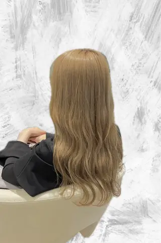 ロング 岡田 瞬のヘアスタイル