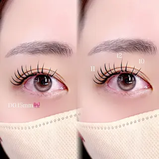 マツエク・マツパ eyesalon LANAのマツエク・マツパデザイン