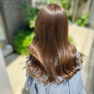 ロング カラー ブリーチなしカラー kana🐱のヘアスタイル