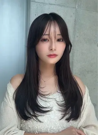 ミディアム カラー 🌫️大人韓国ヘア 🌫️naoyaのヘアスタイル