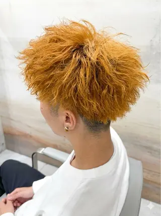 パーマ メンズ 颯メンズ特化ツイスパ 朝ラクセットのヘアスタイル