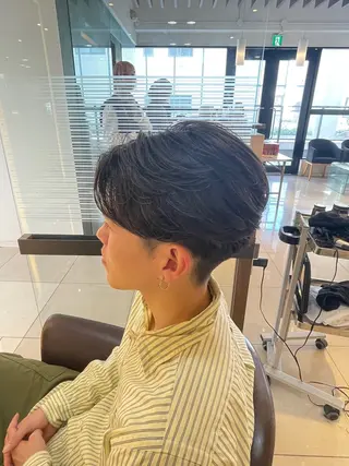 パーマ メンズ 辻野 光希のヘアスタイル