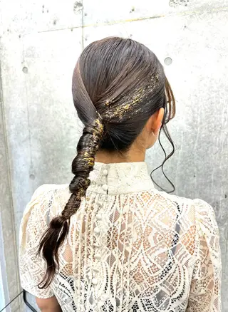 ロング ヘアアレンジ すぐ巻ける縮毛矯正 🍀勝倉　麗のヘアスタイル