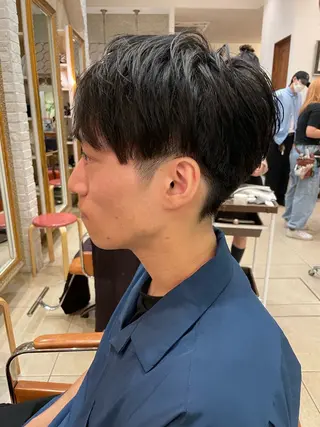 メンズ 田中 秋水のヘアスタイル