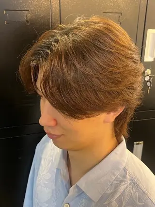 パーマ 🇰🇷ダウンパーマ 毛流れヘア🪽藤原のヘアスタイル