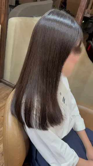 ロング 鈴木 未歩のヘアスタイル