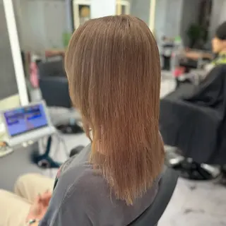 ミディアム ❤️‍🔥シールエク ＋カラー京❤️‍🔥のヘアスタイル