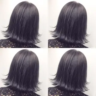 ミディアム カラー ヘアアレンジ 🫧柔色/トレンド カラー/川辺晴加のヘアスタイル