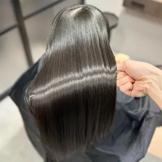 ロング 髪質改善Ⅰ透明感 艶カラーⅠたつやのヘアスタイル