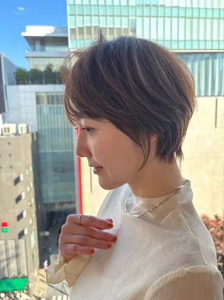 ショート 大人ショート特化/ カットモデル/表参道のヘアスタイル