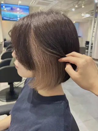 ショート カラー N° jemica 札幌のヘアスタイル