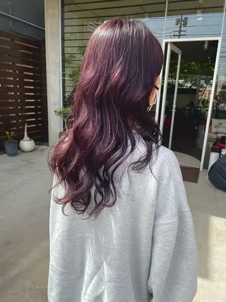 ロング カラー 日高 香織のヘアスタイル