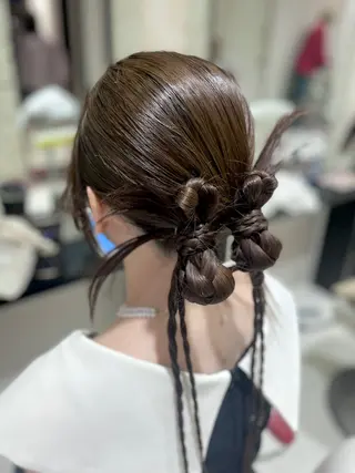 ヘアアレンジ 推し活/パーティヘア ⭐️今田 水風🐰のヘアスタイル