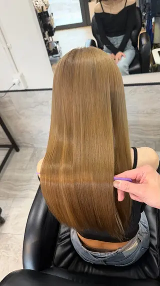 ロング カラー ヘアアレンジ ブリーチ/髪質改善/ メンズ/ KOKIのヘアスタイル