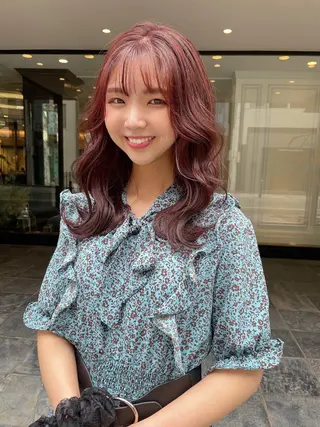 ロング 🌸インナーカラー 🌸藤井春華のヘアスタイル