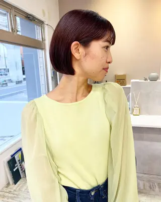 ショート カラー テトネ タカシのヘアスタイル