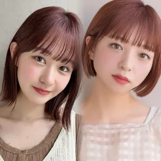 ショート カラー ボブ限定🎀 エミリのヘアスタイル
