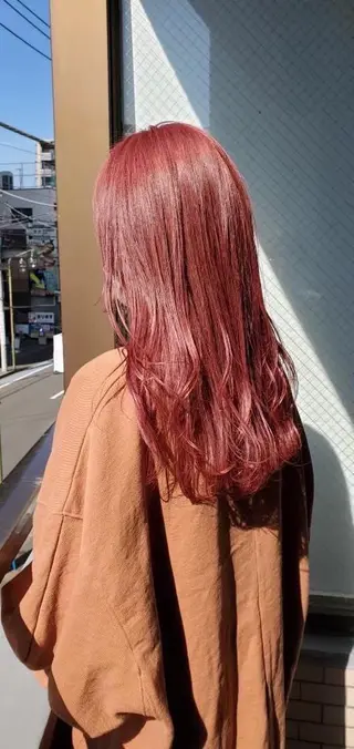 ロング カラー ツヤカラー🤍 ARISAのヘアスタイル