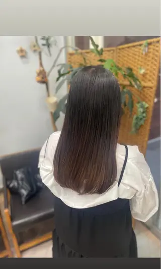 ロング シミズ カエデ🍁のヘアスタイル