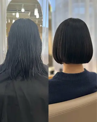 ショート カラー パーマ 平日オススメ✨ プチプラ✨山下のヘアスタイル