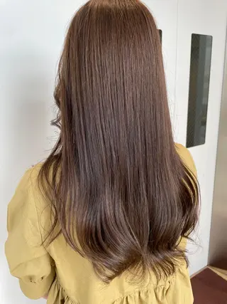 セミロング カラー 美髪形成！色素改善！ 秋田　和輝のヘアスタイル