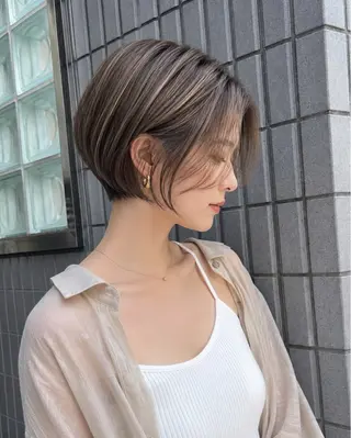 ショート FACE。 石川町のヘアスタイル