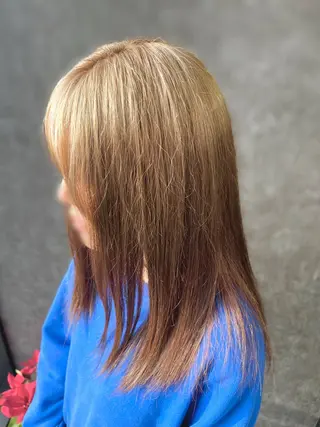 カラー 久留生 隼斗のヘアスタイル