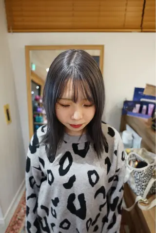ミディアム カラー 産休中です 艶カラー♡オカのヘアスタイル