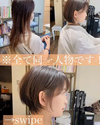 ショート ヒラヤマ ユウスケのヘアスタイル
