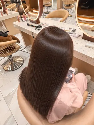 セミロング カラー カラー、縮毛矯正募集 🌈三浦まなやのヘアスタイル