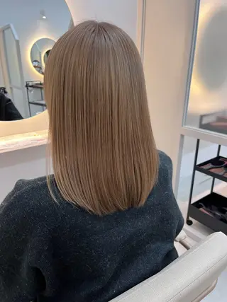 セミロング カラー 恒松 大毅のヘアスタイル