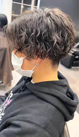 ショート パーマ メンズ 🦩パーマン🦩佐藤 航太のヘアスタイル