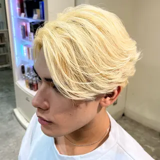 メンズ フェザーパーマ🌙 毛流れ yuzukiのヘアスタイル