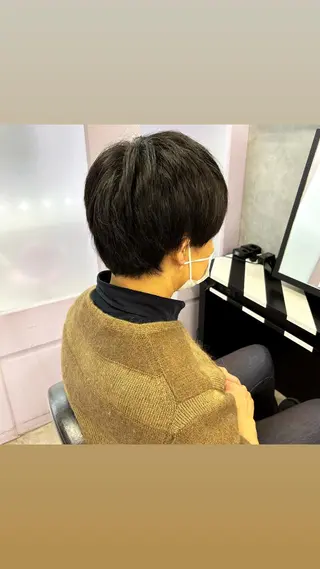 メンズ 縮毛矯正・髪質改善 特化 出納 直起のヘアスタイル