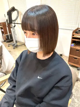 ミディアム ボブ特化美容師 /荒井悠葵のヘアスタイル