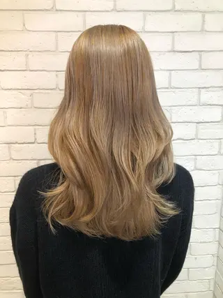 ミディアム カラーアンドケアリタ kitamuuuのヘアスタイル