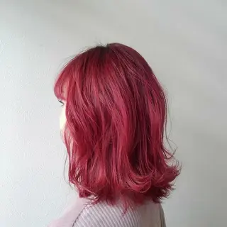 ミディアム カラー ライブトレア YOSHIKIのヘアスタイル