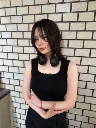 ミディアム まろやか透明感カラー ♡MANAのヘアスタイル