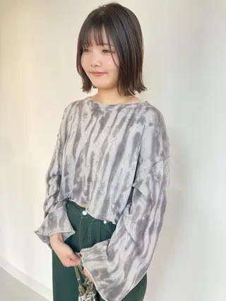 ミディアム 平尾駅直結/徒歩0分 イノセントヘアのヘアスタイル