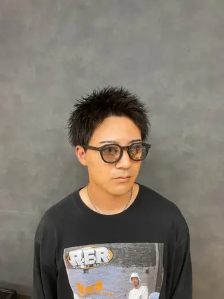 ショート メンズ メンズ特化 宮崎大弥のヘアスタイル