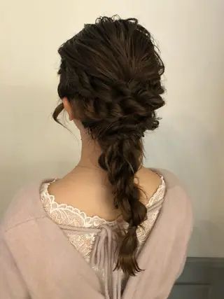 ロング ヘアアレンジ レイヤーカット✂️ 横浜No1♡下鳥翔子のヘアスタイル