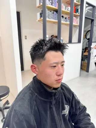 メンズ 艶レイヤー🍊 加藤隆也のヘアスタイル