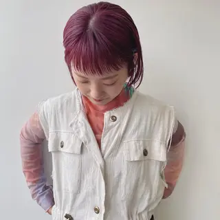 ショート カラー スギヤマ ショウゴのヘアスタイル
