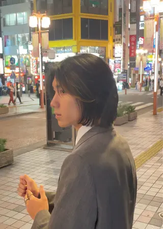 ショート ナリキ/ダブルカラー /ダブルカラーモデルのヘアスタイル